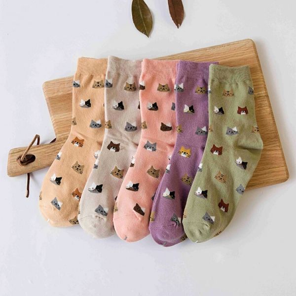 5 Pares de Meia Animal (Importado)