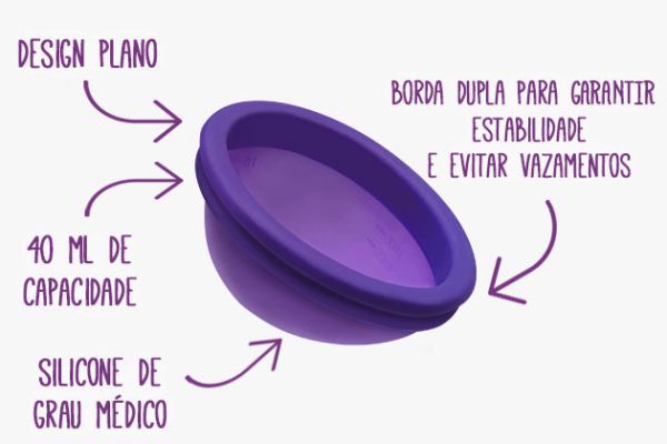 Disco Menstrual Violeta Cup Duo - Violeta