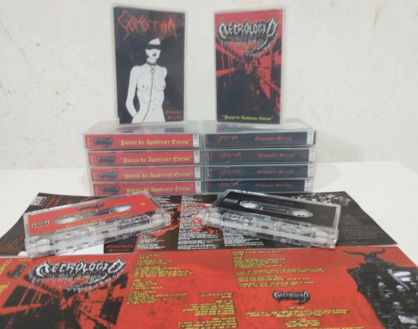 NECROLÓGIO x GOMORRAA ( SPLIT CASSETTE )