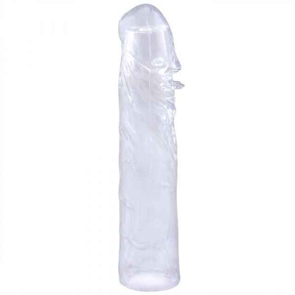 CAPA PENIANA COM VEIAS TRANSPARENTE 15CM CIA IMPORT