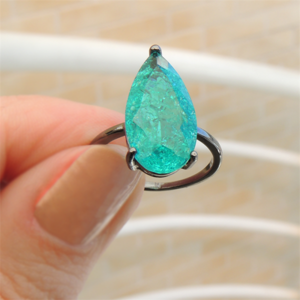 ANEL GOTA TURMALINA FUSION NO GRAFITE