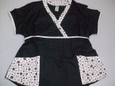Blusa de pijama cicurgico preta