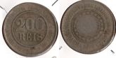 V049-7 - 200 Réis 1896  -Tiragem 2.850.000