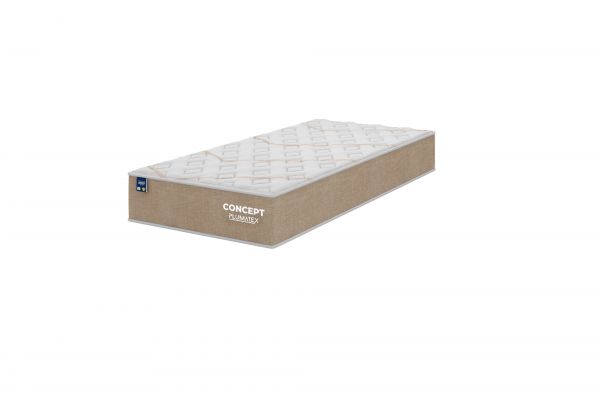 Colchao Solteirao Concept Dream Molas Ensacadas 108x198x25 Bege Plumatex