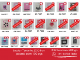 Sacola P/ presente 4- 20x25 PT C/ 100 pçs