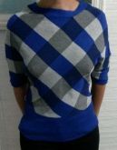 Blusa Xadrez Azul - PROMOÇÃO !!   BAIXOUUUUU