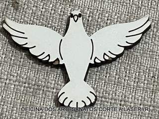 CÓD-RE44 DIVINO EM MDF BRANCO Nº3 4X3
