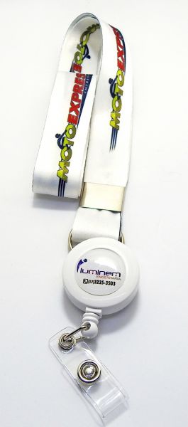 Porta Crachás Com Cordinha Personalizados