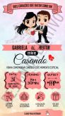 CONVITE DE CASAMENTO - HETERO - MODELO 1