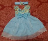 Vestido Azul ( Borboletas )