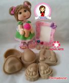 Kit fofuchão porta retrato(6pcs) menina