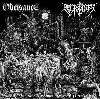 Obeisance / Recrucify - Morbid Witches Seduced by Satan's Phallus