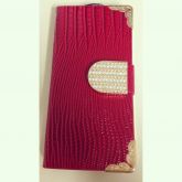 Estilo carteira luxo na cor vermelha iPhone 5/5s