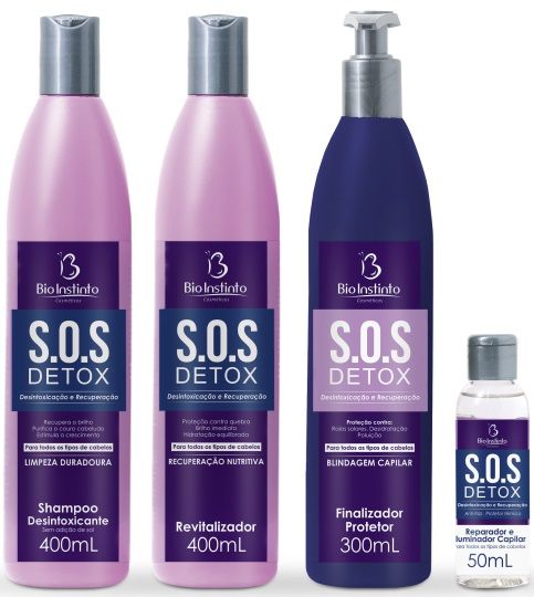 Kit SOS Detox Capilar Bio Instinto Promoção de Natal