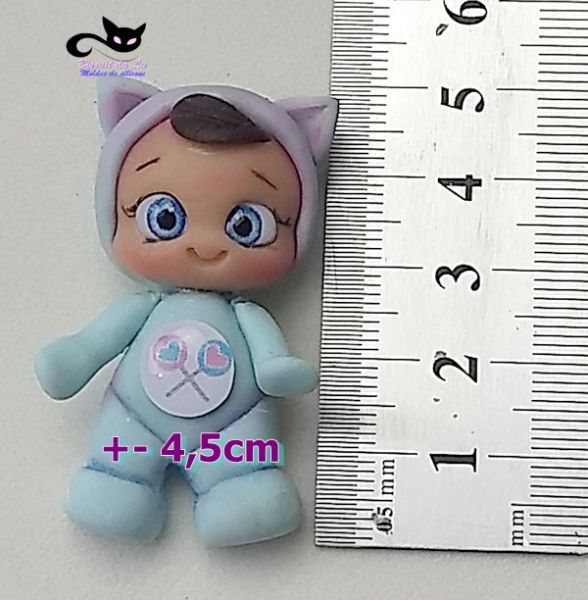 Kit mini fofis 01 , apliques + 40 pares de olhos res. PP