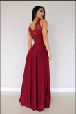 Novidade Vestido Casamento Madrinhas Marsala