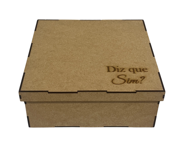 CÓD-CA03 CAIXA 15X15X6 DIZ QUE SIM