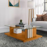 Mesa de Centro Frizz Cinamomo.Off White Madetec