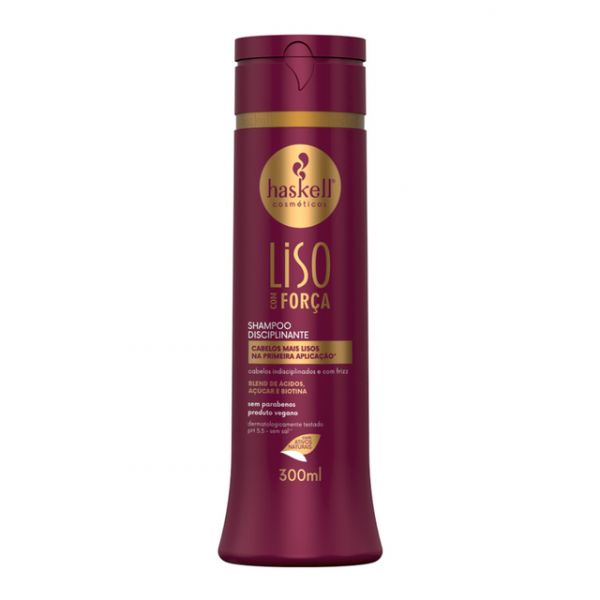 SHAMPOO DISCIPLINANTE LISO COM FORÇA 300ML