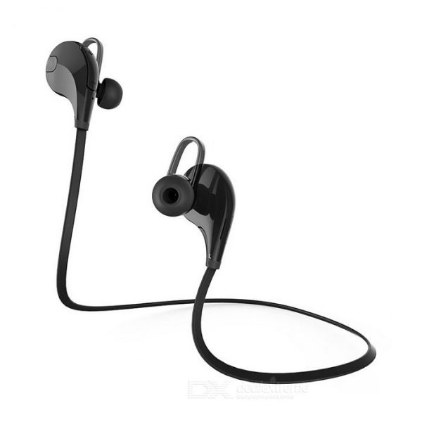 55.  Esportes Bluetooth V4.0 fone de ouvido w / Mic - Black  Esportes Bluetooth V4.0 fone de ouvido