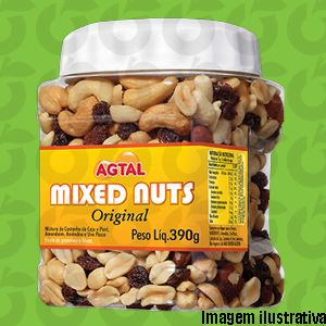 Mixed Nuts Original 50 Gramas Agtal