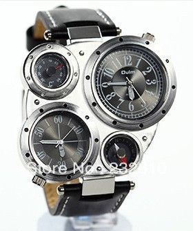 oulm marca esportiva relógios bússola termômetro relógio de