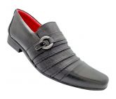 Sapato Social HiperFlex Couro Preto MOD:12639