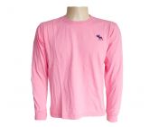 Camisa Abercrombie Manga longa Rosa