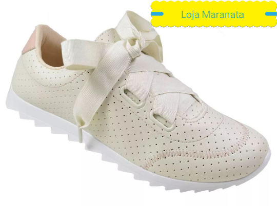 Tênis moleca de lacinho laçamento