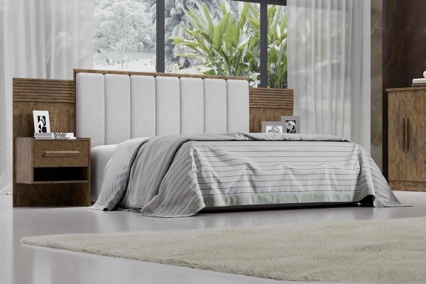 Cabeceira Queen Iris 160 Ipe Dt Ripado D Doro