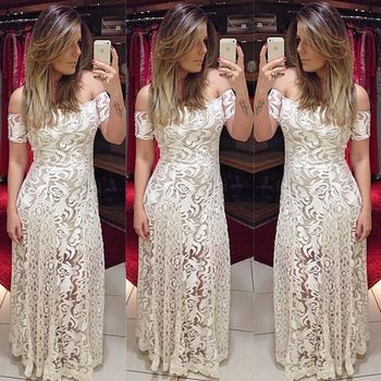 Vestido Longo Renda