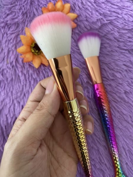 Pincel sereia para blush