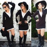 ♡ Vestido Feminino Manga Longa Tricot