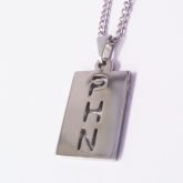 Corrente com Medalha PHN - Retangular AC05