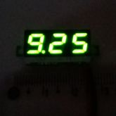 Voltímetro LED Verde 2 Fios 4,5/30v