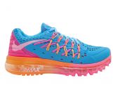 Tênis Feminino Nike Air Max 2015 Azul Bebê e Rosa MOD:12964 Lançamento 2015