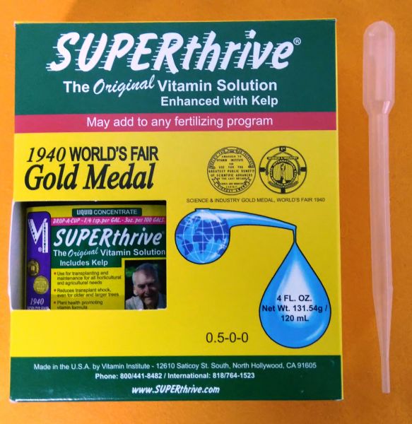 Superthrive 120ml Original Lacrado Lote Novo - Tampa Plástica - Origem EUA - c/Pipeta brinde