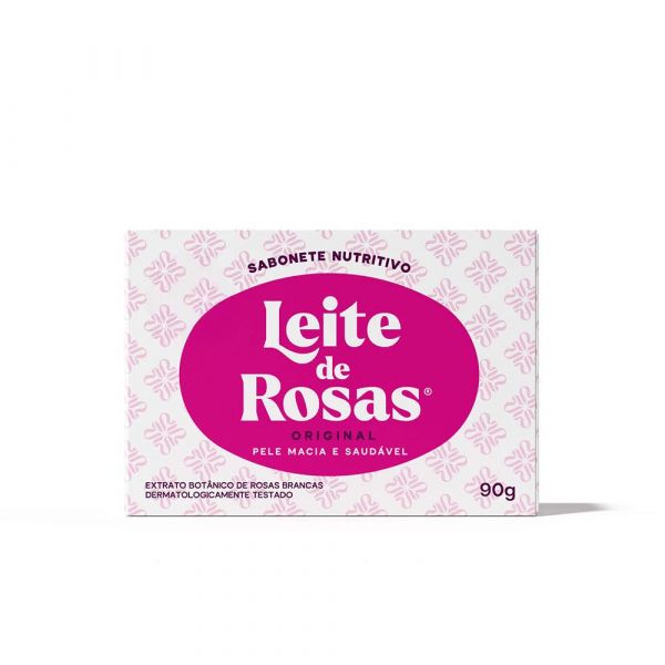 Sabonete Nutritivo Leite de Rosas