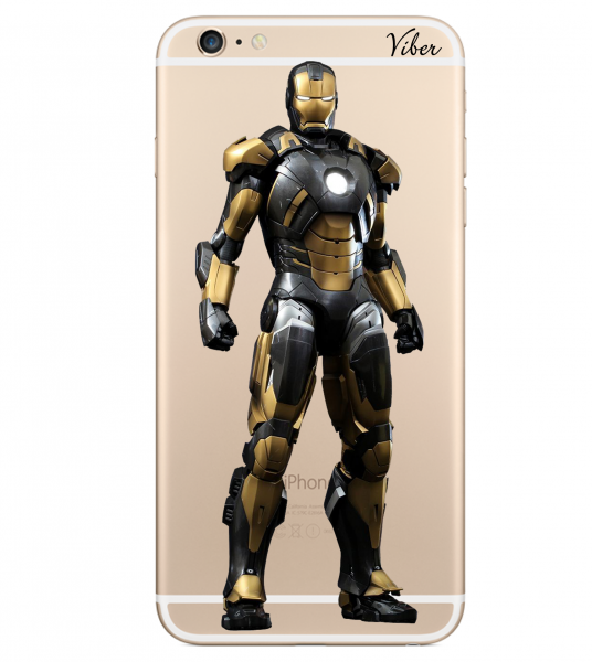 Capa de Silicone Homem de Ferro #0395