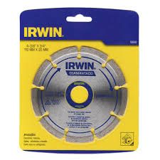 DISCO DIAMANTADO CONTINUO 110X20 4,1/2 IRWIN