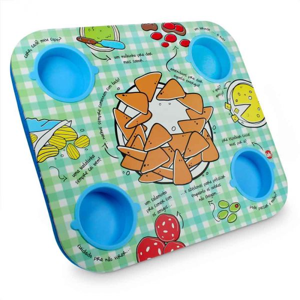 Bandeja para lanche tudo junto - petiscos