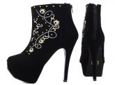 1-Ankle Boot com meia pata feminina- bota cano curto ARRASADORA inverno luxo