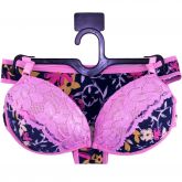 Lingerie Conjunto Calcinha E Sutiã C/ Bojo Kit 10pç Revenda