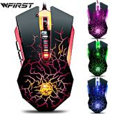 Mouse gaming WFIRST Dragon 3600 DPI USB