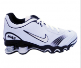 Tênis Infantil Nike Shox Turbo Branco e Preto