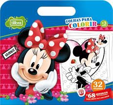 FOLHAS PARA COLORIR MINNIE - 32 PÁGINAS - 190mmx250mm - TILIBRA
