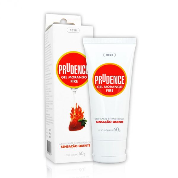 Gel Lubrificante Íntimo Morango Fire 60gr Prudence