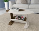 Mesa de Centro Isis Pinho Off White Artely