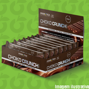 Choko Crunck Barra Chocolate 40 Gramas Probiótica
