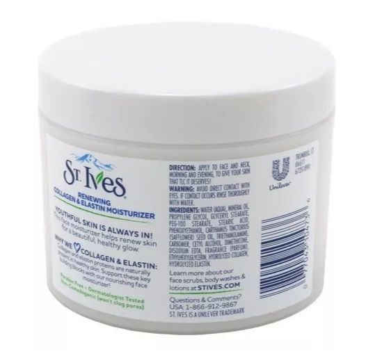 Creme Facial St Ives - Com Colágeno + Elástina 283g